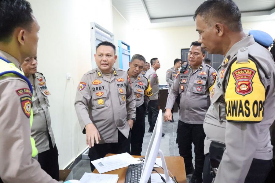 3 Polres Sambut Tim Wasops Mantab Brata Polda Sumsel di Mapolres Muara Enim