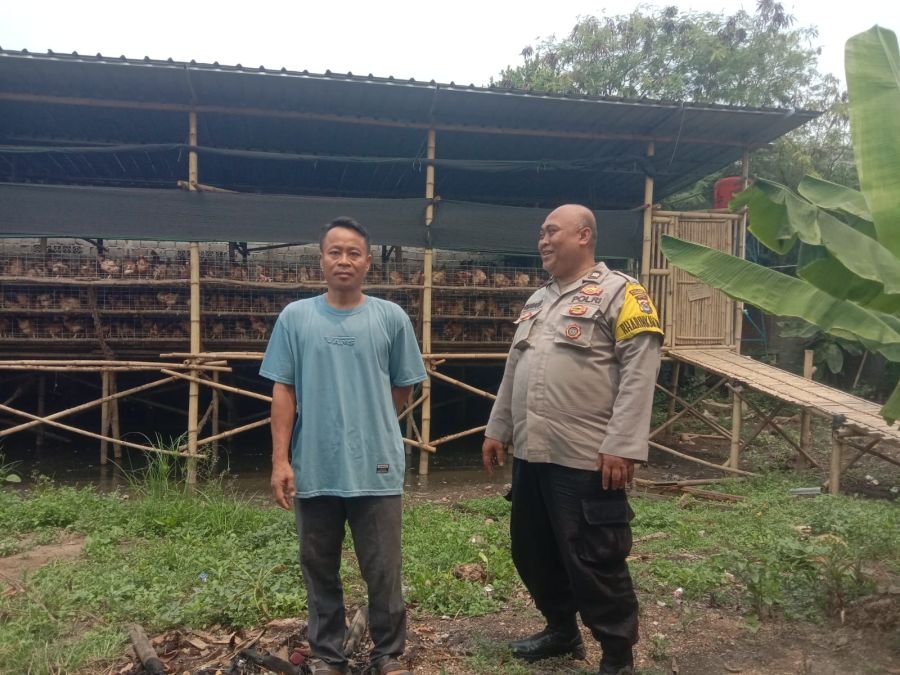 Aiptu Rukmono Sambangi Warga Budimulya, Perkuat Kepedulian dan Kamtibmas