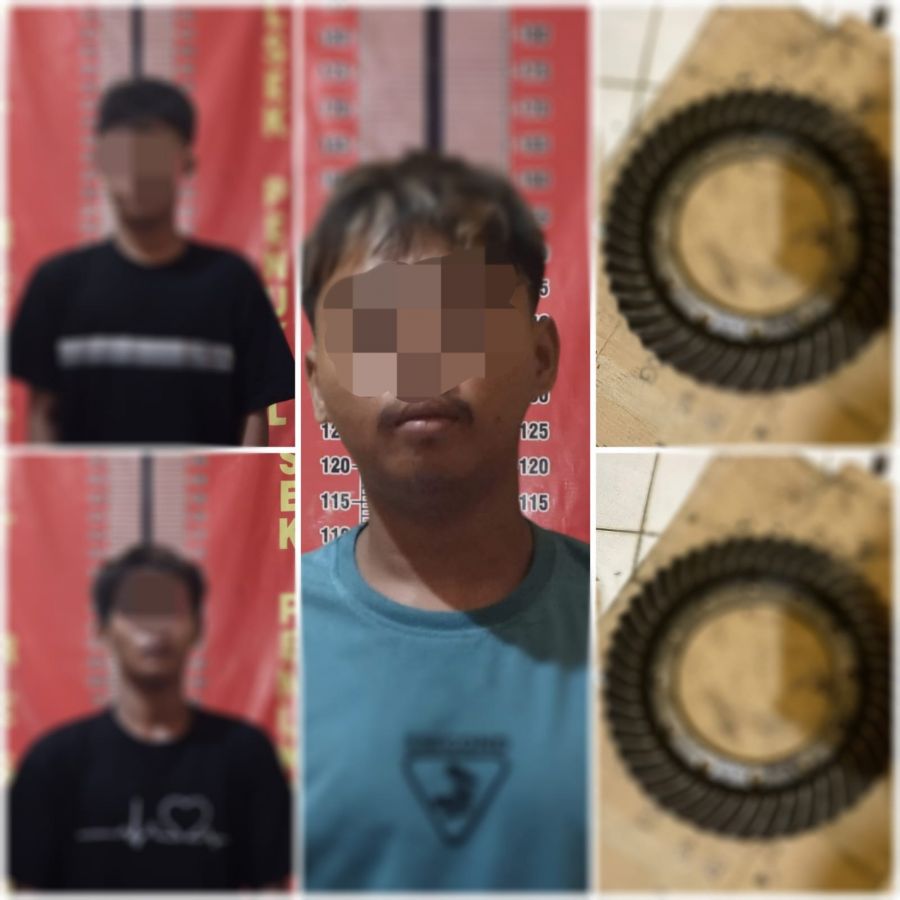 Akibat Curi Gardan Mobil, Tiga Pria ini Digulung Unit Reskrim Polsek Penukal Abab