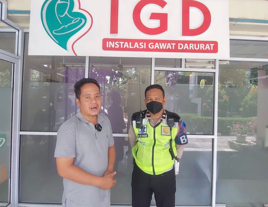 Aksi Aipda Andi Nekat Terobos Jalan Macet, Demi Selamatkan Balita 3 Tahun