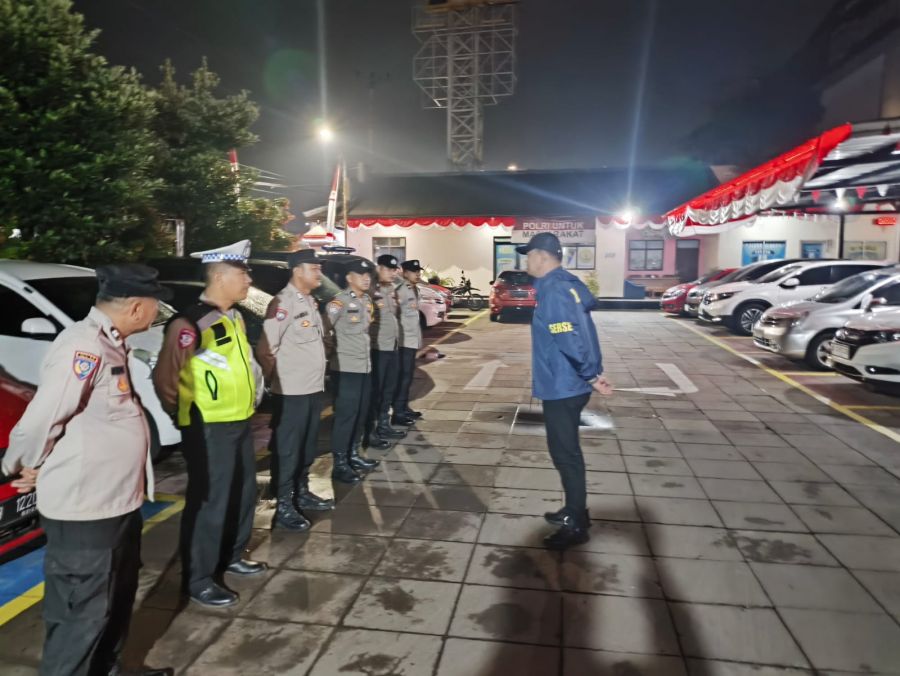 Antisipasi Gangguan Kamtibmas, Polsek Cikupa Gelar Ops Cipkon dan Patroli Malam Hari