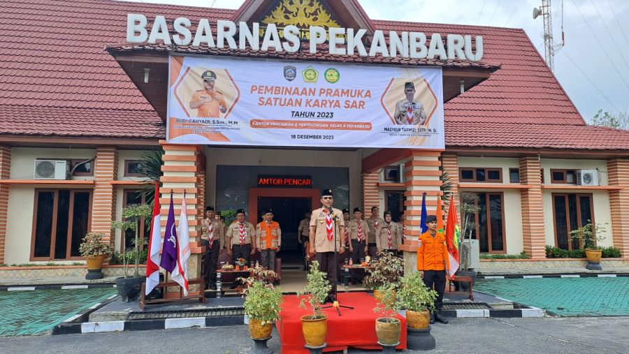 Antisipasi Jelang Nataru, Kantor SAR Pekanbaru Gelar Apel