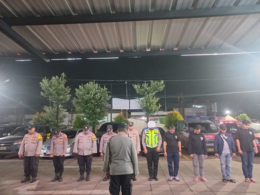 Apel Cipkon di Polsek Cikupa: Kanit Samapta Iptu Purwantoro Ingatkan Pentingnya Sikap Humanis