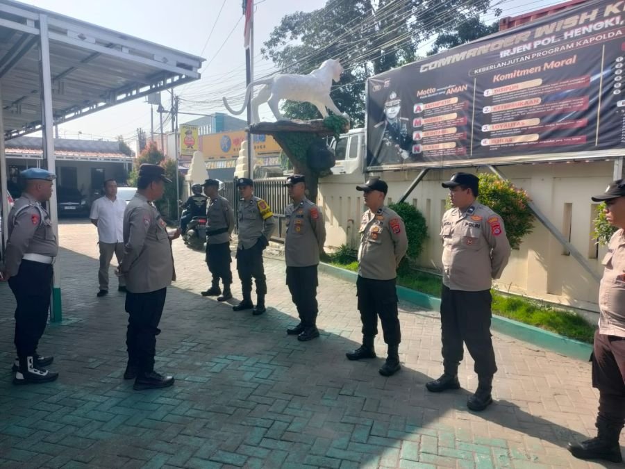 Apel Pagi Polsek Cisoka, Wujudkan Kinerja Optimal dan Kesiapsiagaan Personel