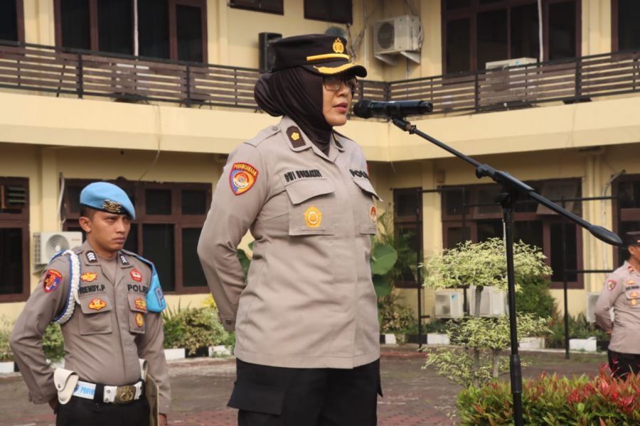 Apel Siaga 1 Polres Cilegon, Antisipasi Long Weekend Maulid Nabi