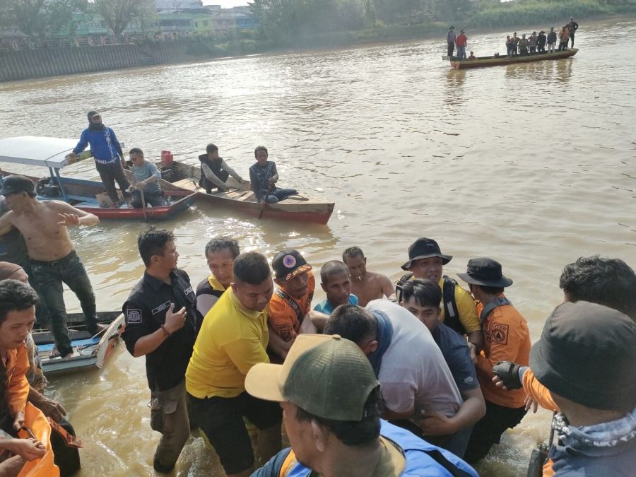 Baru Satu Orang Remaja Yang Tenggelam di Sungai Inhu, Ditemukan Sudah Meninggal