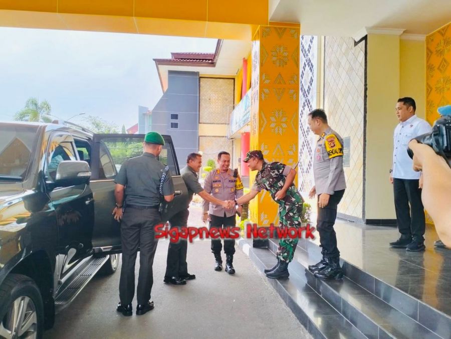 Berikan Kejutan, Pangdam II/Sriwijaya Mendadak Datangi Mapolrestabes Palembang
