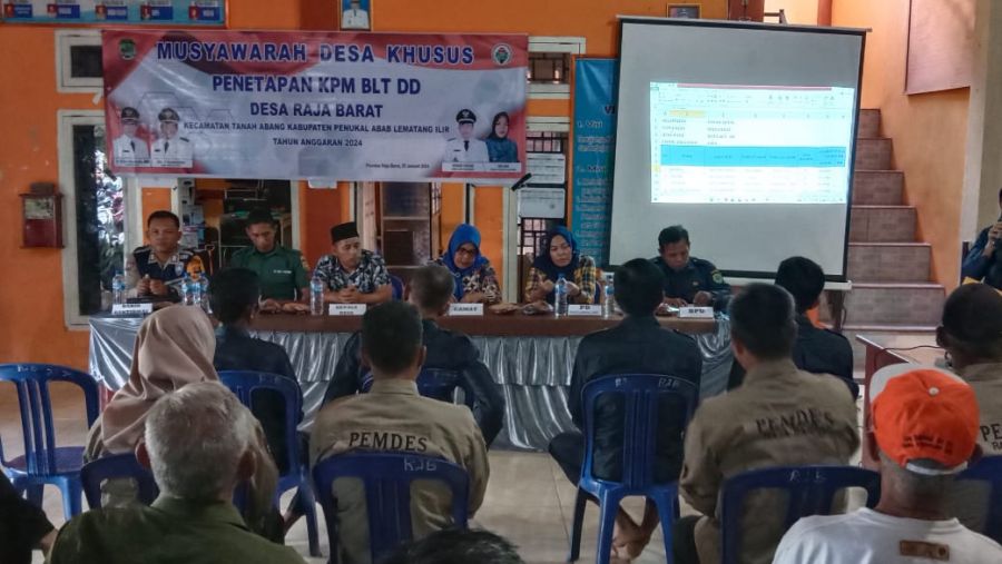 Berikan Kontribusi Kamtibmas, Polsek Tanah Abang Hadiri Musdes Penetapan Usulan BLT DD Raja Barat