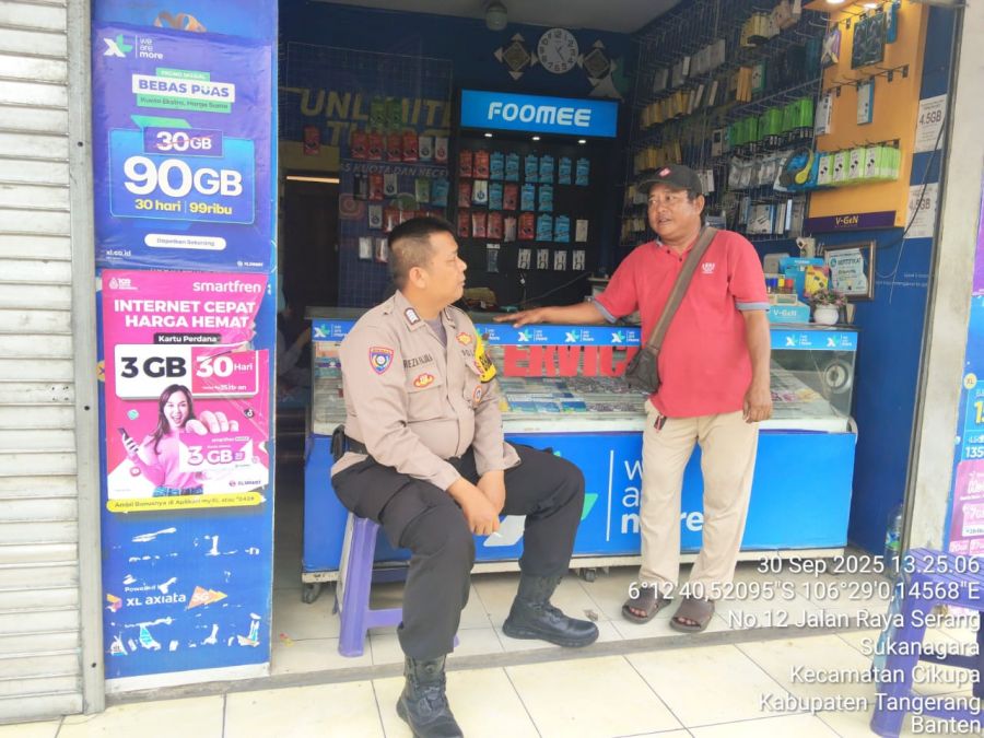 Bhabinkamtibmas Desa Bojong Gelar Sambang, Perkuat Kedekatan Polri dengan Warga