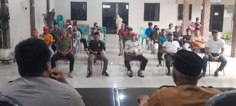 Bhabinkamtibmas Desa Talaga Ajak Aparatur Desa Aktifkan Kembali Siskamling