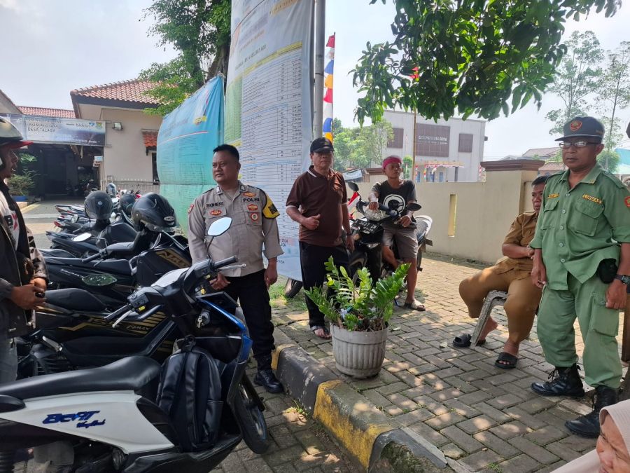 Bhabinkamtibmas Desa Talaga Sambang Warga, Ajak Jaga Harkamtibmas