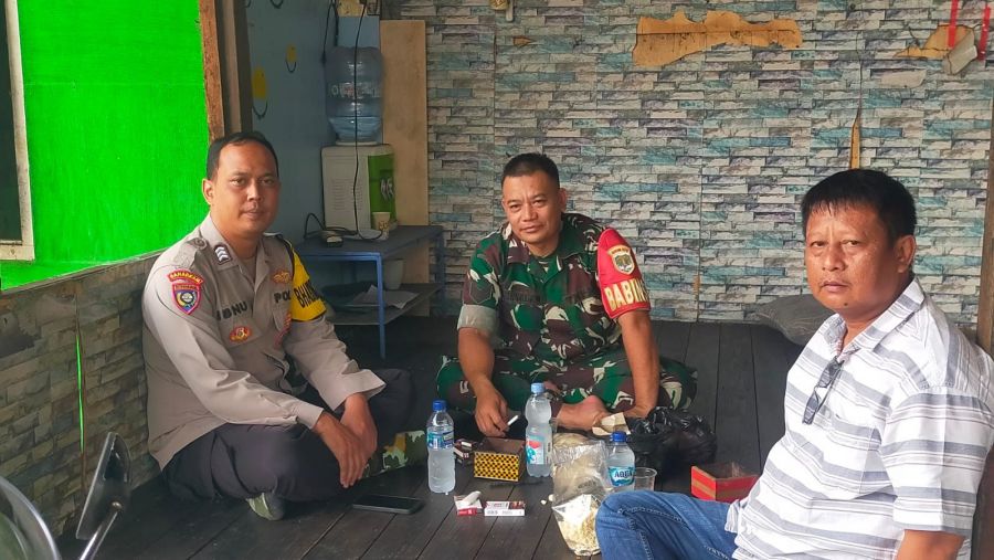 Bhabinkamtibmas Kelurahan Bunder Laksanakan Sambang ke Ketua RW, Ajak Warga Jaga Kamtibmas