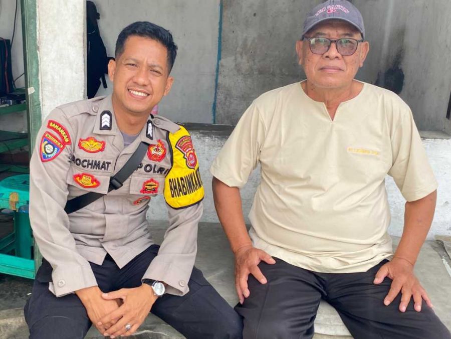 Bhabinkamtibmas Sambang ke Warga Talagasari, Jalin Silaturahmi dan Himbauan Harkamtibmas