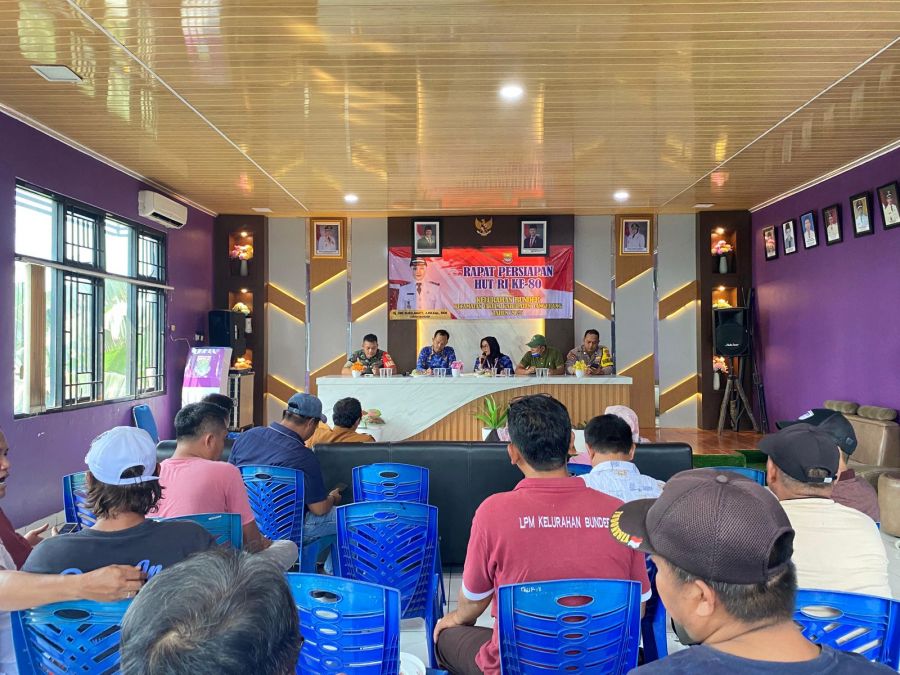 Brigadir Ibnu Dermawan Hadiri Rapat Persiapan HUT RI ke-80 di Kelurahan Bunder
