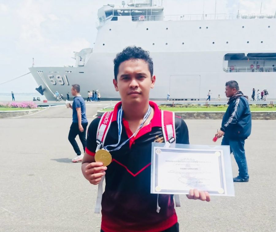Bripda Fahri Samsudin, Bintara Ditpolairud Polda Sumsel Sabet Prestasi Pada Kejuaraan HUT Kopaska
