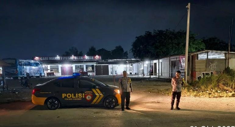 Cegah Kejahatan Jalanan, Polsek Cibeber Gencarkan Patroli Malam di Cilegon