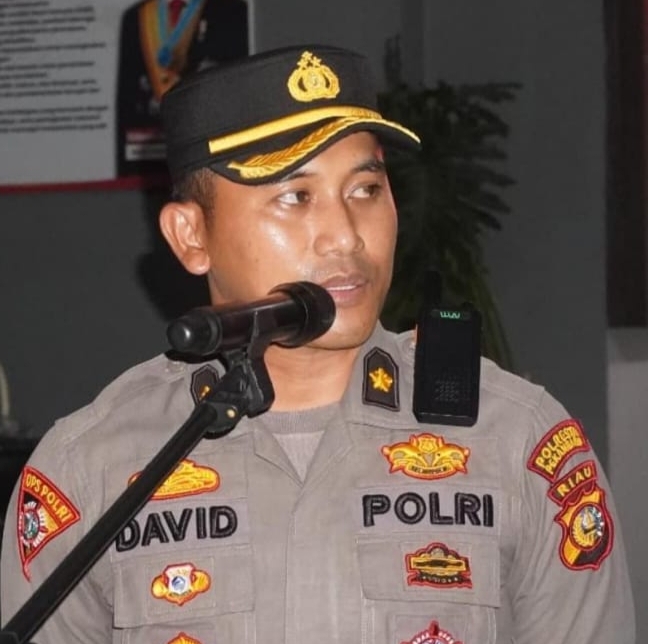 Copot Kompol Syafnil, Kapolda Riau Tunjuk Kompol David Ricardo jadi Kapolsek Bukit Raya