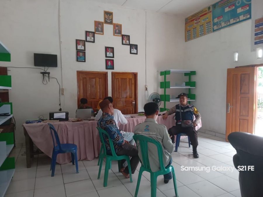 Desa Sinardewa Menjadi Tempat Keakraban Antara Kapolsek Talang Ubi dan masyarakat