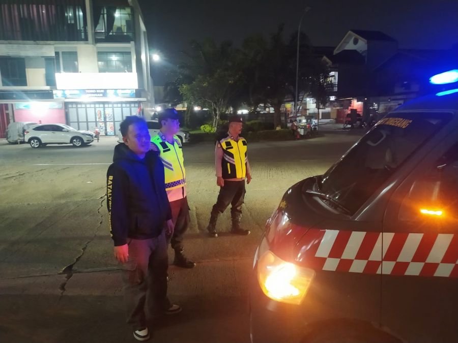 Dipimpin IPDA Andhika VO, Polsek Cikupa Gencarkan Patroli Malam Antisipasi Gangguan