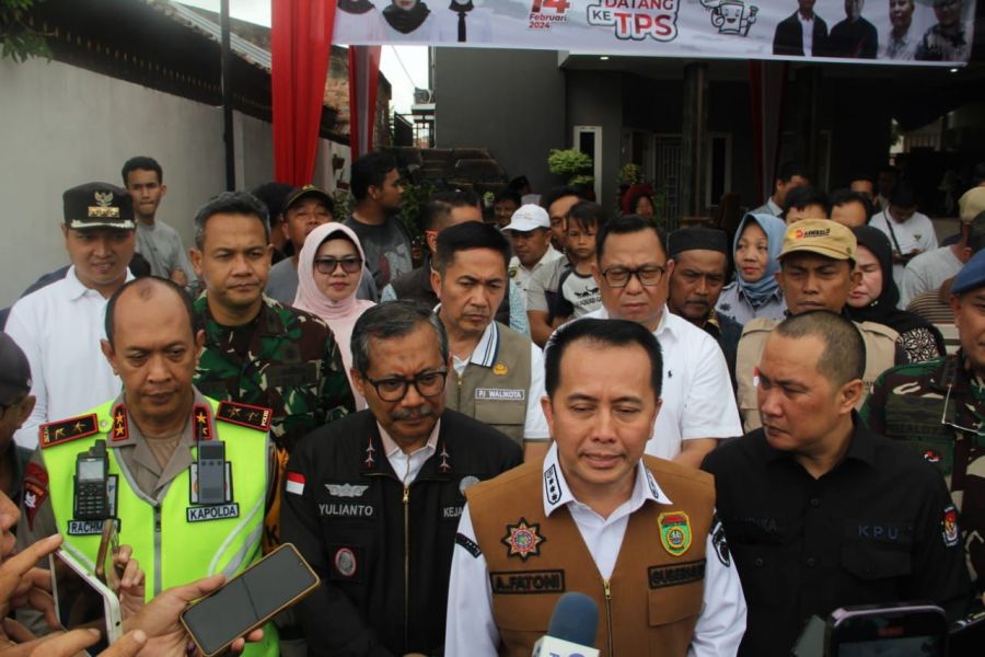Dipimpin PJ Gubernur, Kapolda Bersama Pangdam II/SWJ Patroli Gabungan FKPD Prov.  Sumsel Pemilu Aman