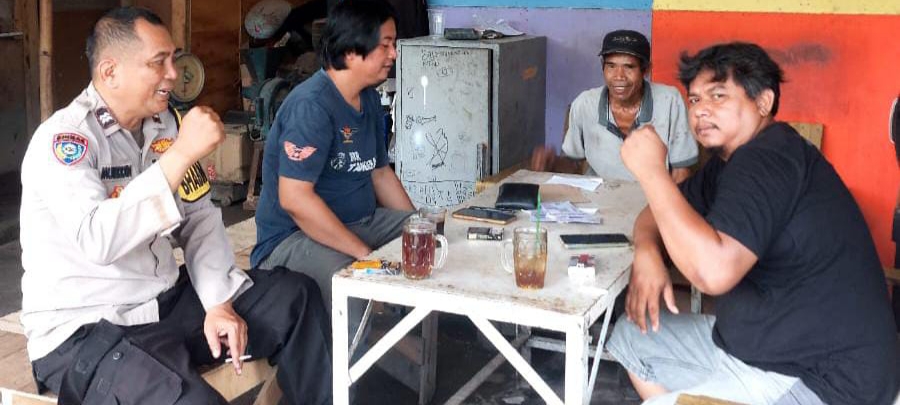 Dorong Kemandirian, Bhabinkamtibmas Ajak Warga Ikut Pelatihan Kerja