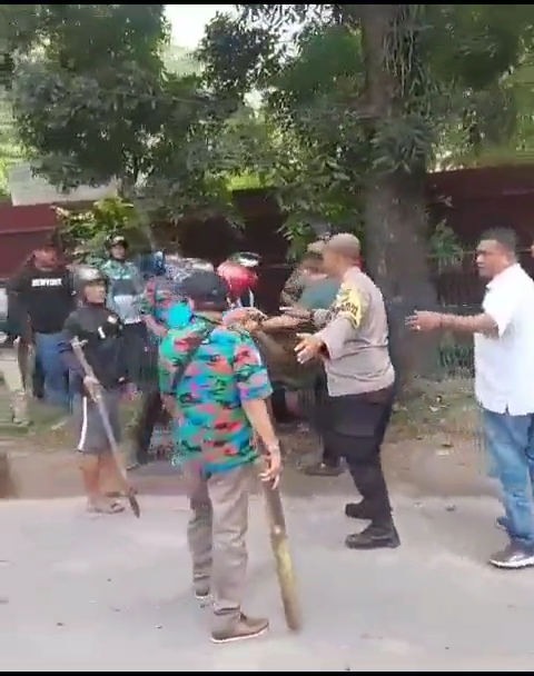 Dua Ormas Buruh di Pekanbaru Terlibat Bentrok