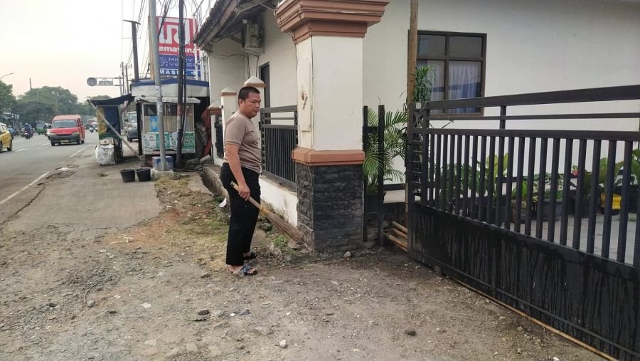 Gerakan ASRI, Personel Polsek Cikupa Korvei Bersihkan Lingkungan Mako