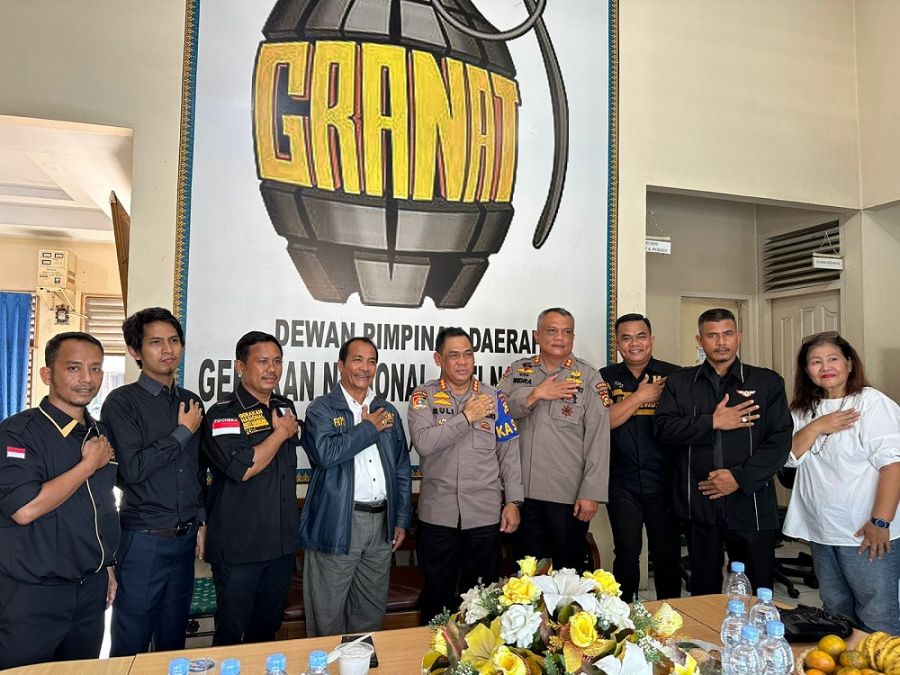 Granat dan Kepala SPN Polda Riau Sepakat Wujudkan Polisi ''PINTAR'' dalam Pencegahan Narkoba