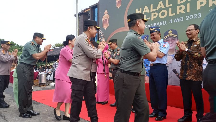 Hadiri Halal Bihalal Kapolda, Kapolresta : Semoga Dapat Menguatkan Silaturahmi Dari Segi Keamanan