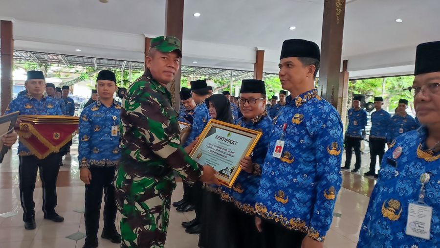 Hadiri Upacara HUT Korpri, Kasdim Wonogiri Ajak ASN Tingkatkan Pengabdian dan Produktivitas