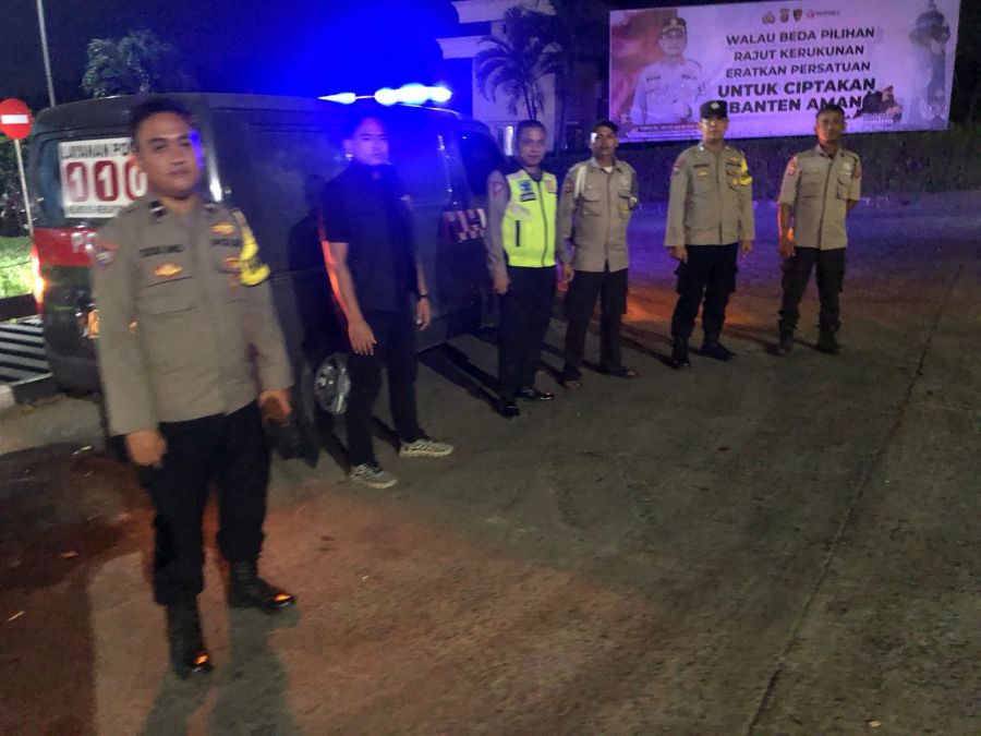 IPDA Amir Murtado Pimpin Patroli Mobile Polsek Cikupa