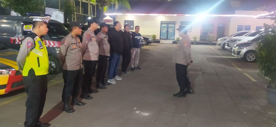 Ipda Amir Murtado Pimpin Apel Cipkon Polsek Cikupa Tingkatkan Antisipasi Terhadap Gangguan Kamtibmas