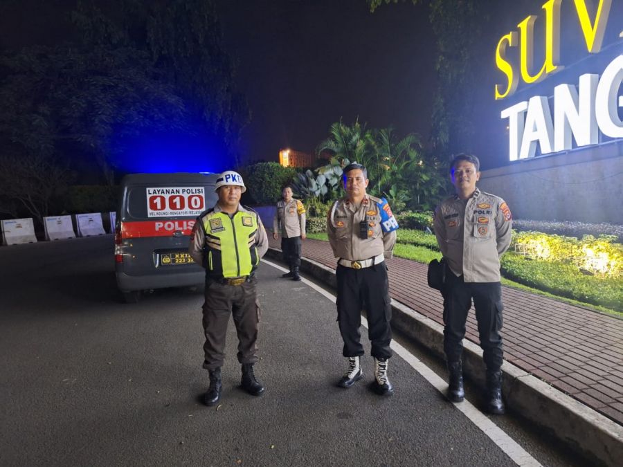 IPDA Mahdi Pimpin Patroli Mobile dalam Operasi Cipkon Polsek Cikupa
