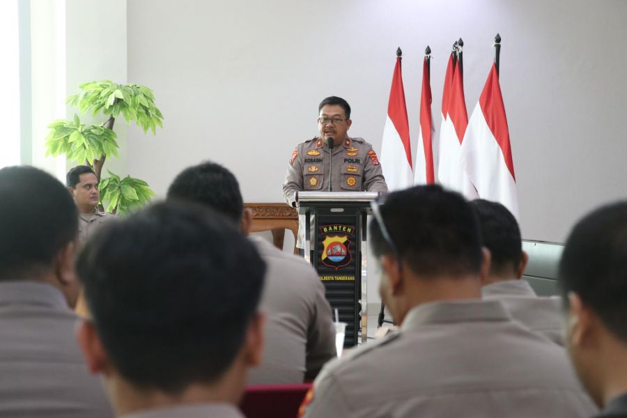 Jajaran Polresta Tangerang Gelar Latpraops Menyambut Operasi Lilin Maung 2024