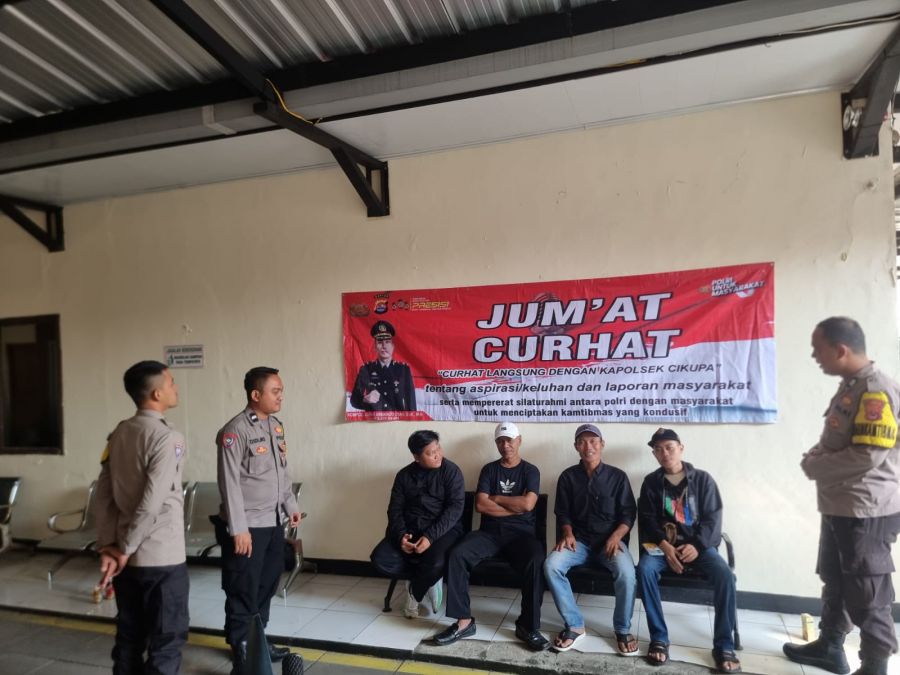 Jumat Curhat Polsek Cikupa, Wujudkan Kepercayaan Publik dan Kamtibmas Kondusif