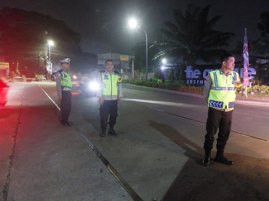 Kanit Lantas Polsek Cikupa Pimpin Patroli KRYD, Antisipasi Gangguan Kamtibmas di Sejumlah Titik