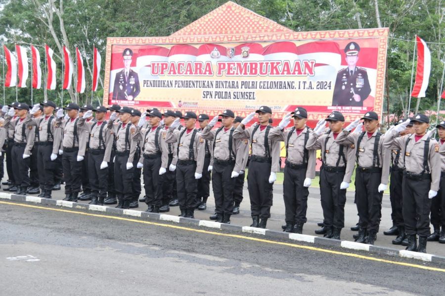 Kapolda Sumsel Buka Secara Resmi Pendidikan Pembentukan 167 Bintara Polri di SPN Betung