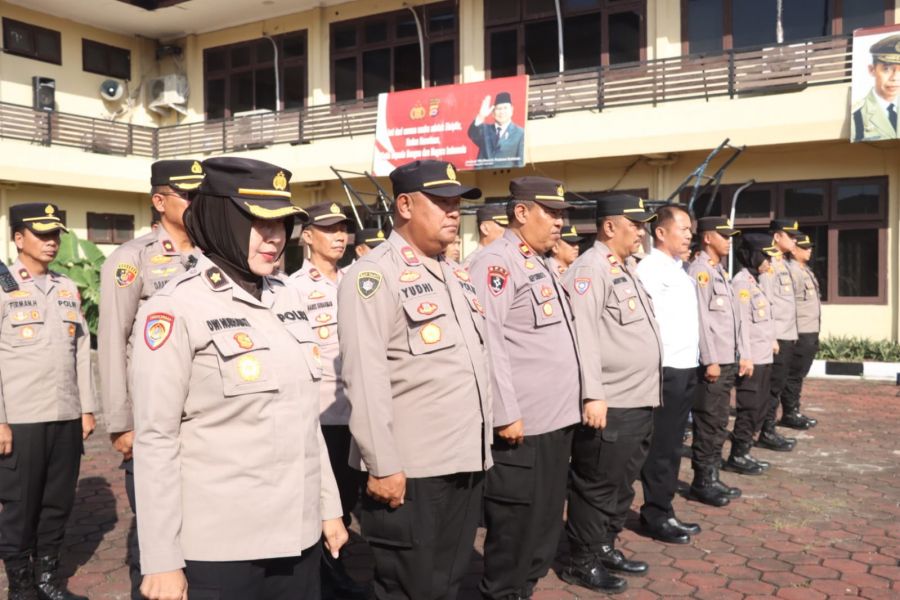 Kapolres Cilegon Pimpin Apel Siaga 1 Antisipasi Aksi Unjuk Rasa