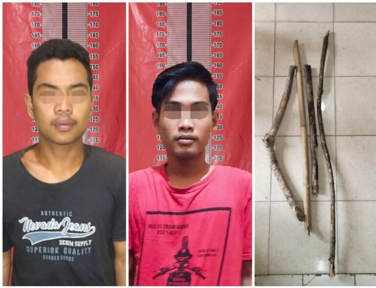 Tidak Terima Kalah Berujung Pengeroyokan, Dua Pria Ini Diamakan Polres PALI