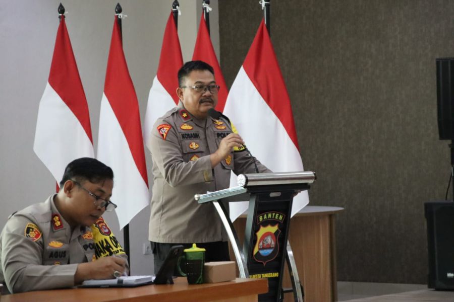 Kapolresta Tangerang Bersama Forkopimda Gelar Rapat Koordinasi Penanggulangan Bencana Alam