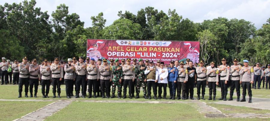 Kapolresta Tangerang Pimpin Apel Gelar Operasi Lilin Maung 2024