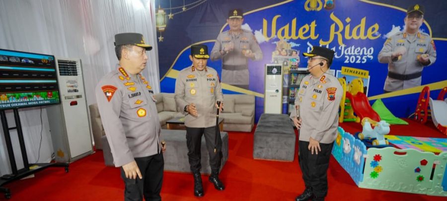 Kapolri Pastikan Kesiapan Pengamanan Arus Mudik dan Layanan Valet & Ride Polda Jateng
