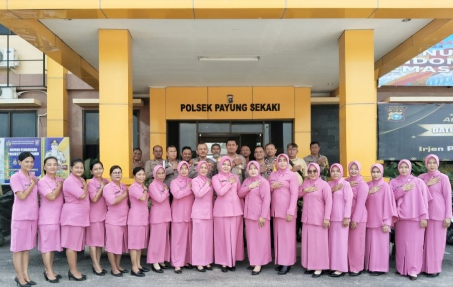 Kapolsek Payung Sekaki Gelar Silaturahmi Bersama Personil dan Anggota Bhayangkari