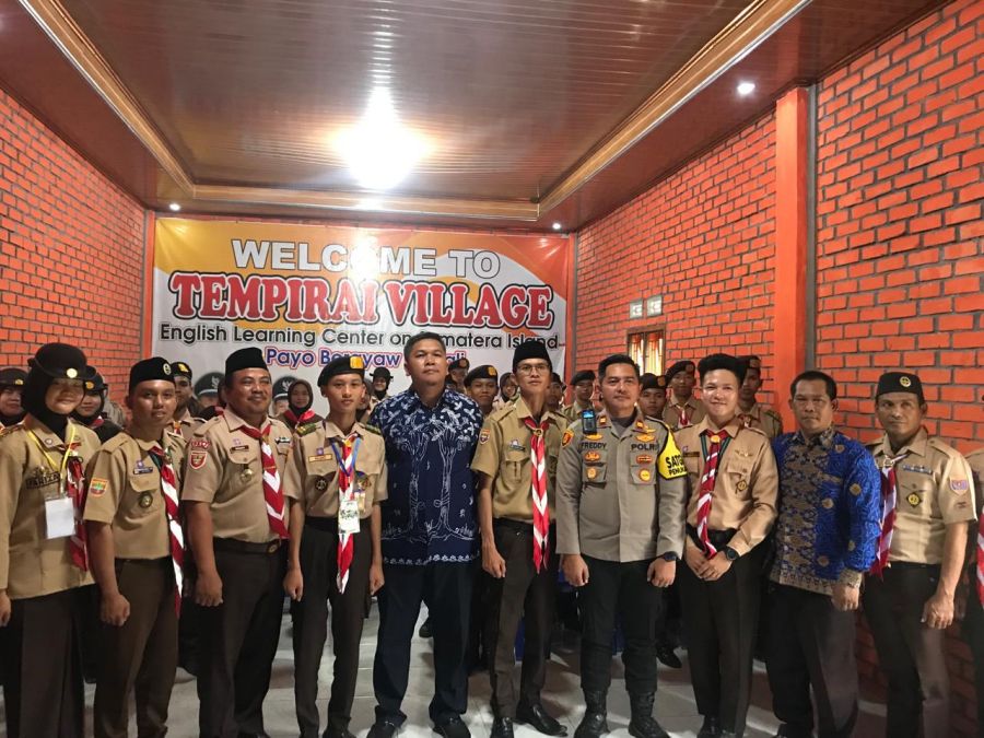 Kapolsek Penukal Utara Hadiri Kegiatan Pelatihan dan Pelantikan Dewan Kerja Ranting Pramuka