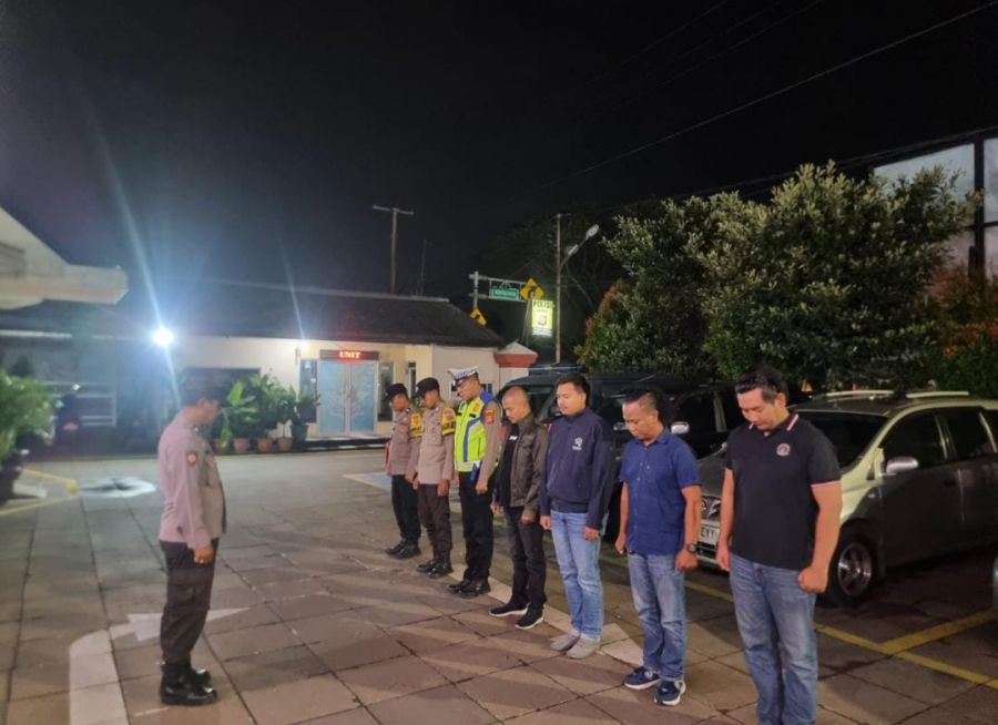 Kapolsubsektor Cikupa Aiptu MN Firdaus Pimpin Patroli Ops Cipkon Antisipasi Gangguan Kamtibmas