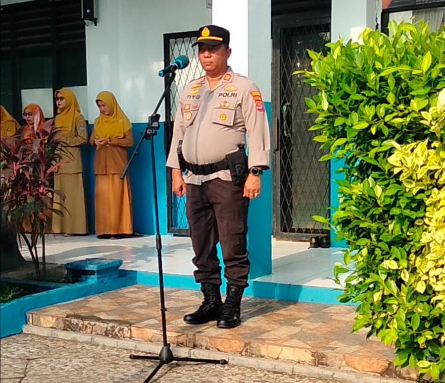 Kasat Tahti Polresta Tangerang AKP Rustantiyo Pimpin Upacara dan Deklarasi Duta Anti Narkoba
