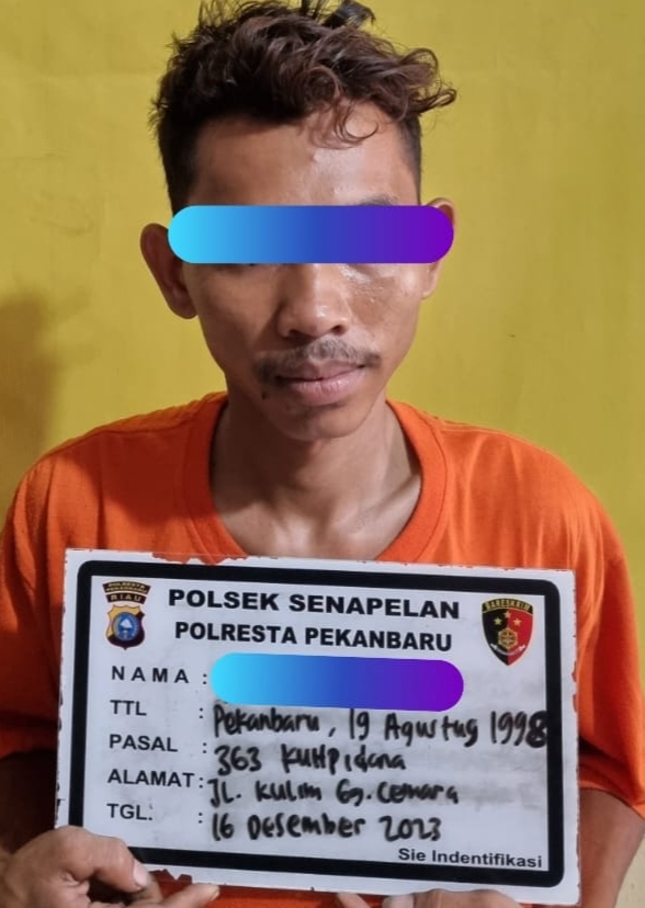 Kembali, Polsek Senapelan Tangkap Satu Pelaku Curanmor di Jalan Kulim