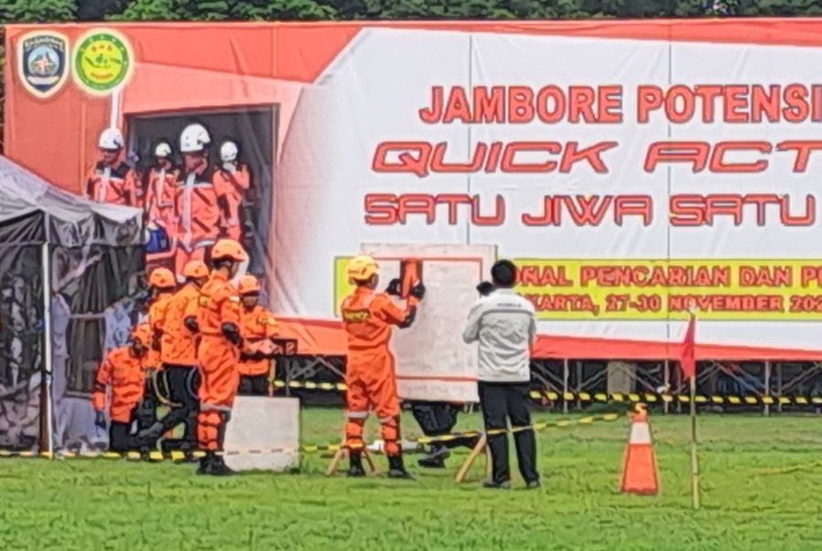 Kepala Basarnas Marsdya TNI Kusworo Resmi Buka Jambore di Cibubur