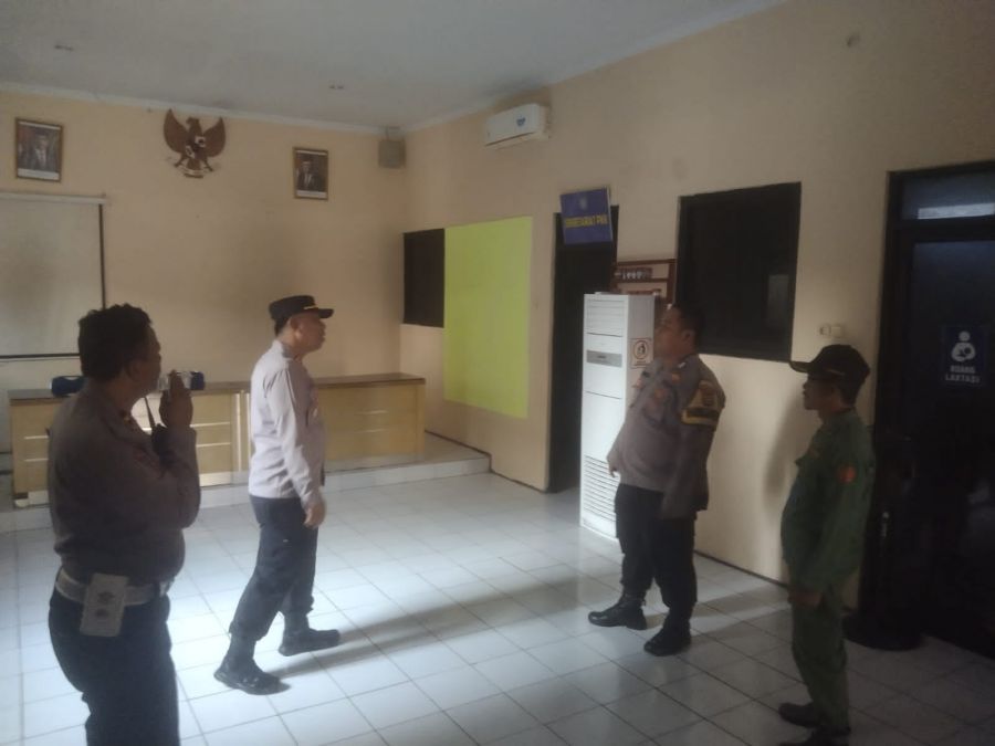 Keselamatan dan Keamanan Terjamin, Pengecekan Lokasi Gudang Logistik di Polsek Cikupa