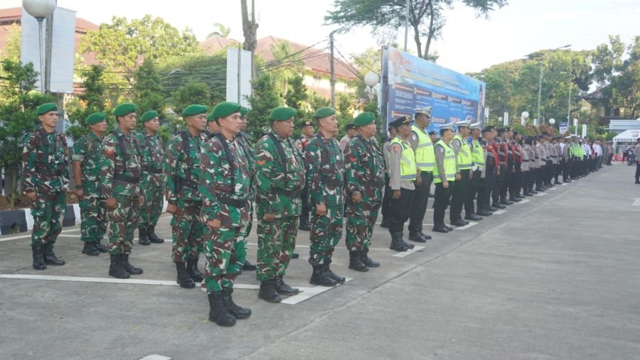 Kodim 0510/Trs Apel Gabungan Pengamanan Malam Takbir Idul Adha 1447 H